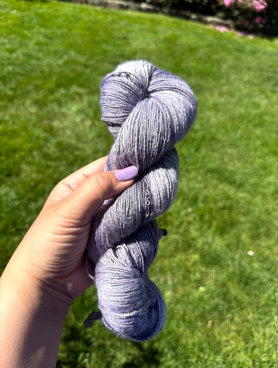 Merino Silk Single 600m / Canvas - Lavender Shadow