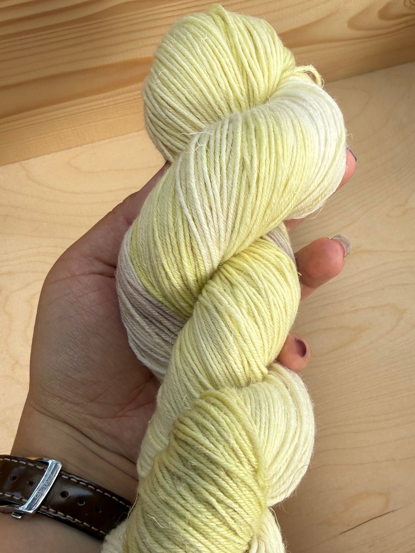 Merino Linen 400m / Canvas - Citrus Fog