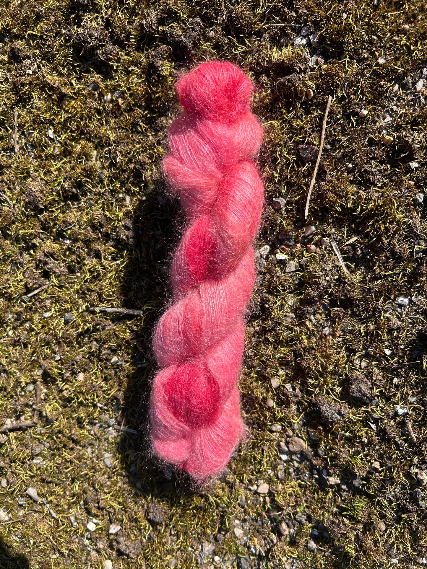 Silk Mohair Luxe/ Canvas - Flamingo Peach