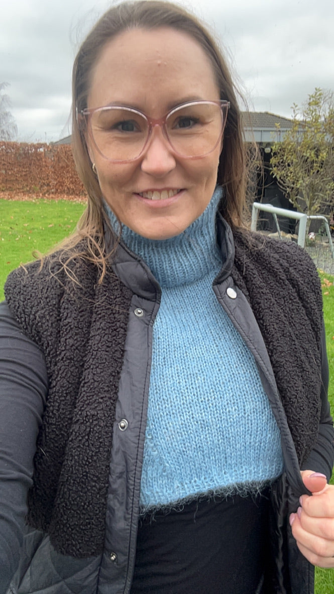Strikkeopskrift - TineZ Cowl Long