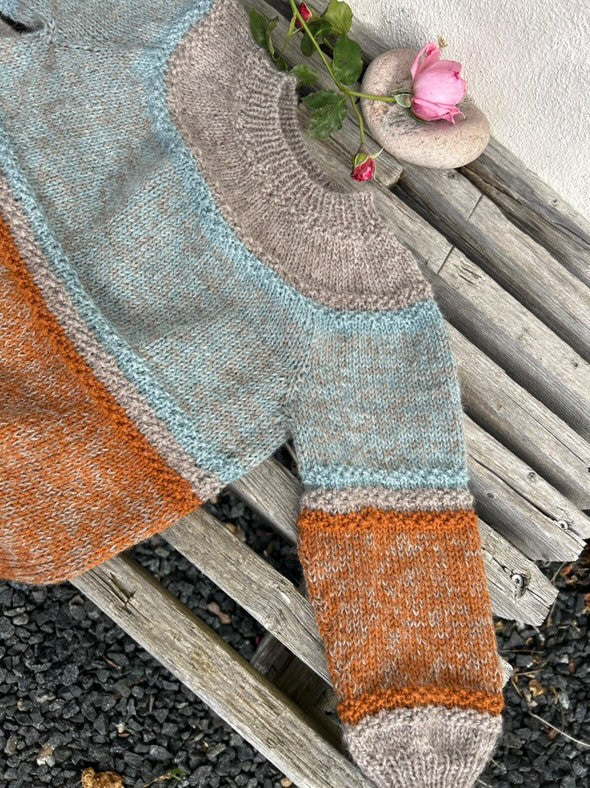 Strikkeopskrift - Mandala Sweater Kids