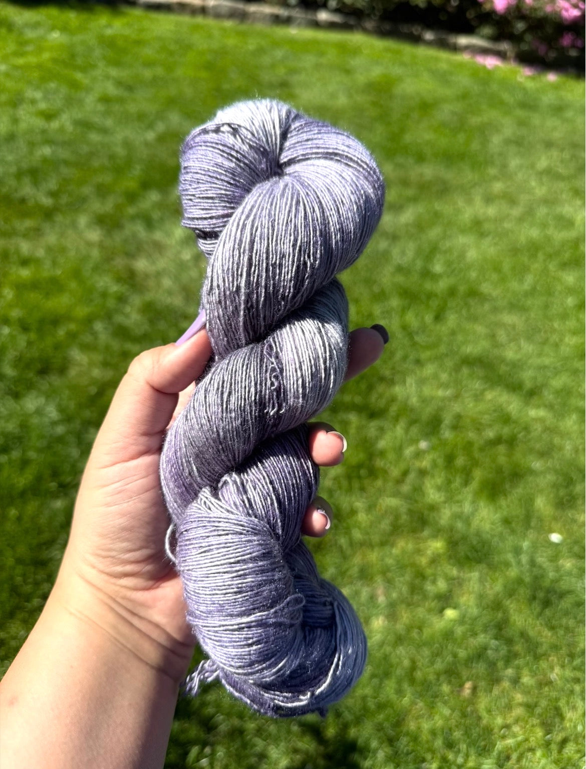 Merino Silk Single 600m / Canvas - Lavender Shadow