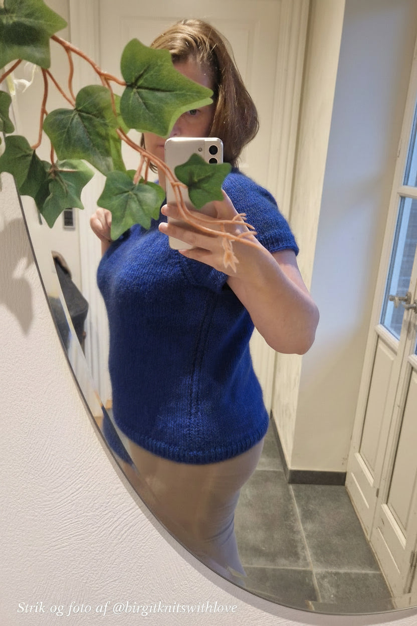 Strikkeopskrift - Karins Airy Raglan Tee - KART