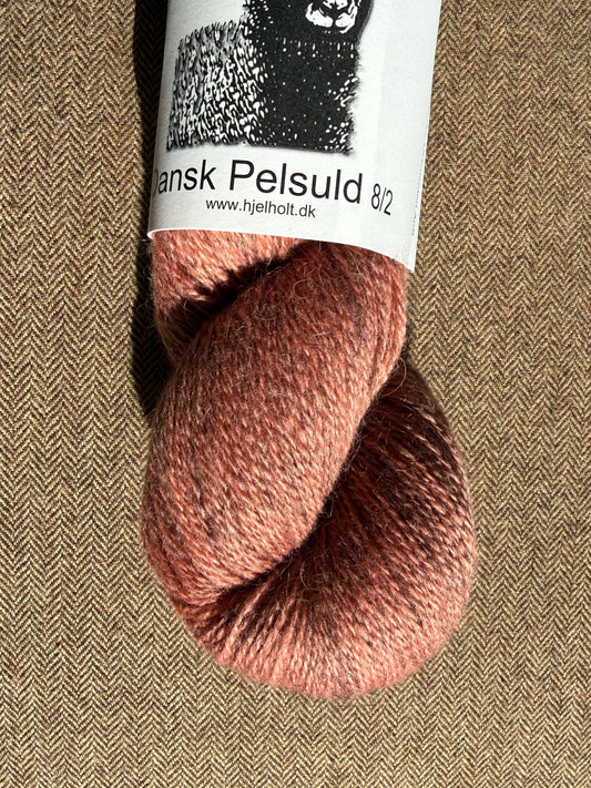 Hjelholt - Dansk Pelsuld 8/2 - 10 Fersken