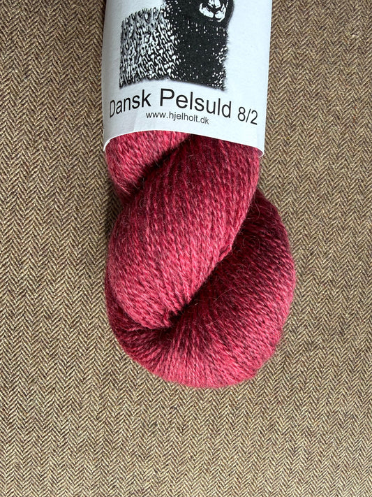 Hjelholt - Dansk Pelsuld 8/2 - 14 Blomme