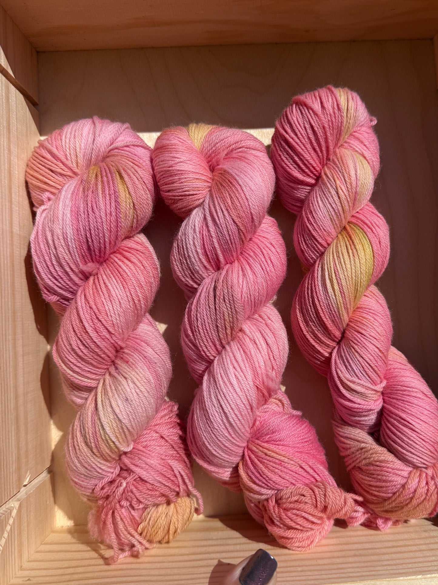 Merino Sock 400m / Canvas - Sunkissed Rose