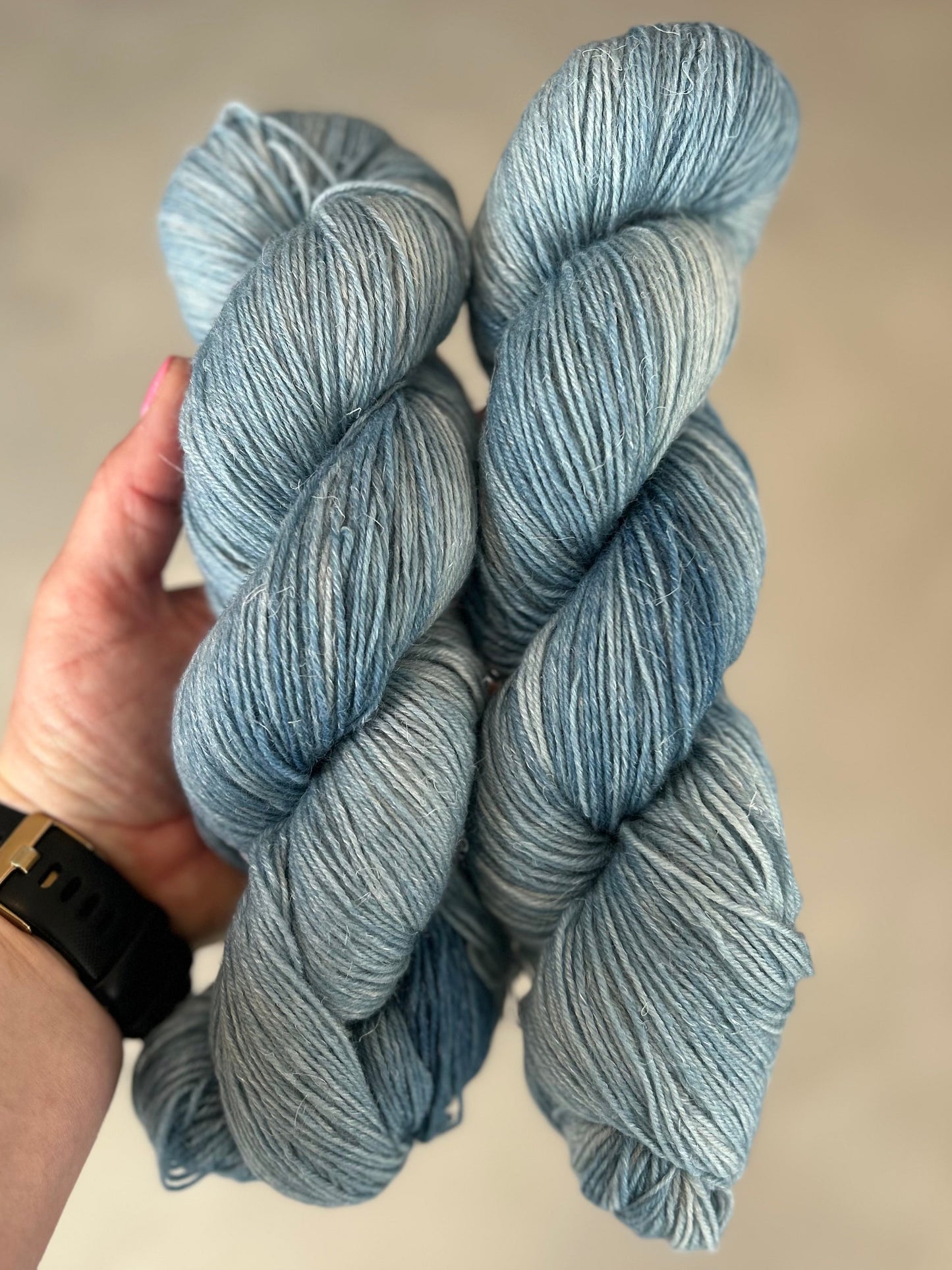 Linen Wool 400m / Ocean Tides - Stormy Glass