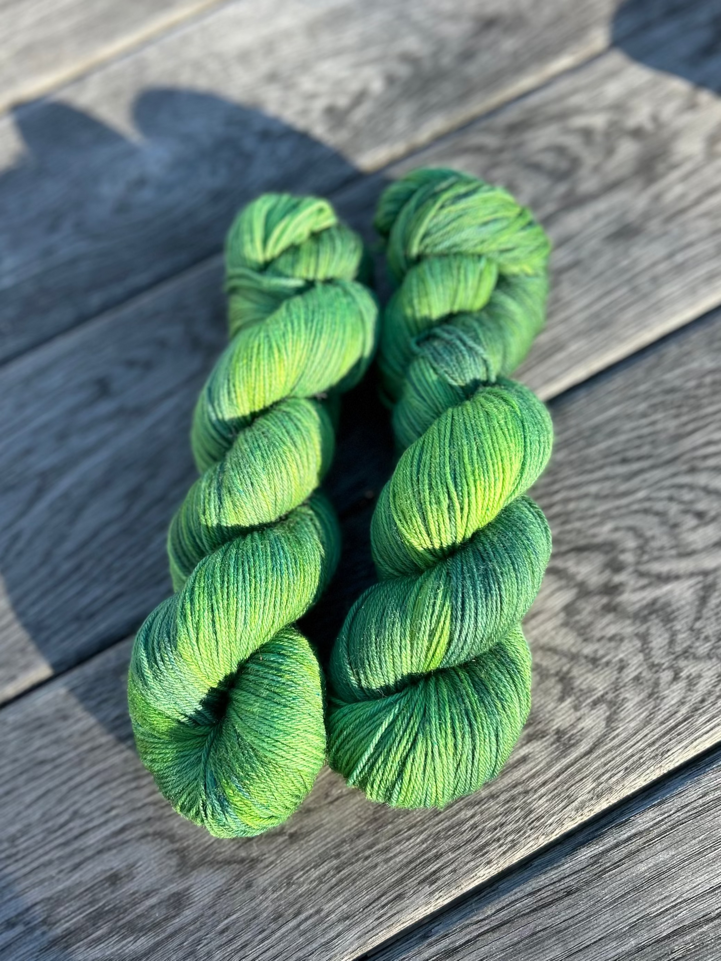 Merino Sock 400m / Evergreen in the rain