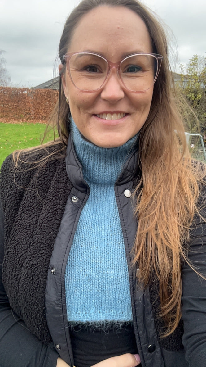 Strikkeopskrift - TineZ Cowl Long