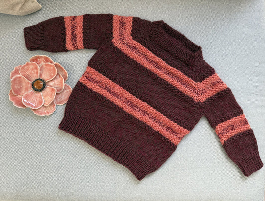 Børne Sweater - Curly Hug Sweater - str. 1-1,5 år