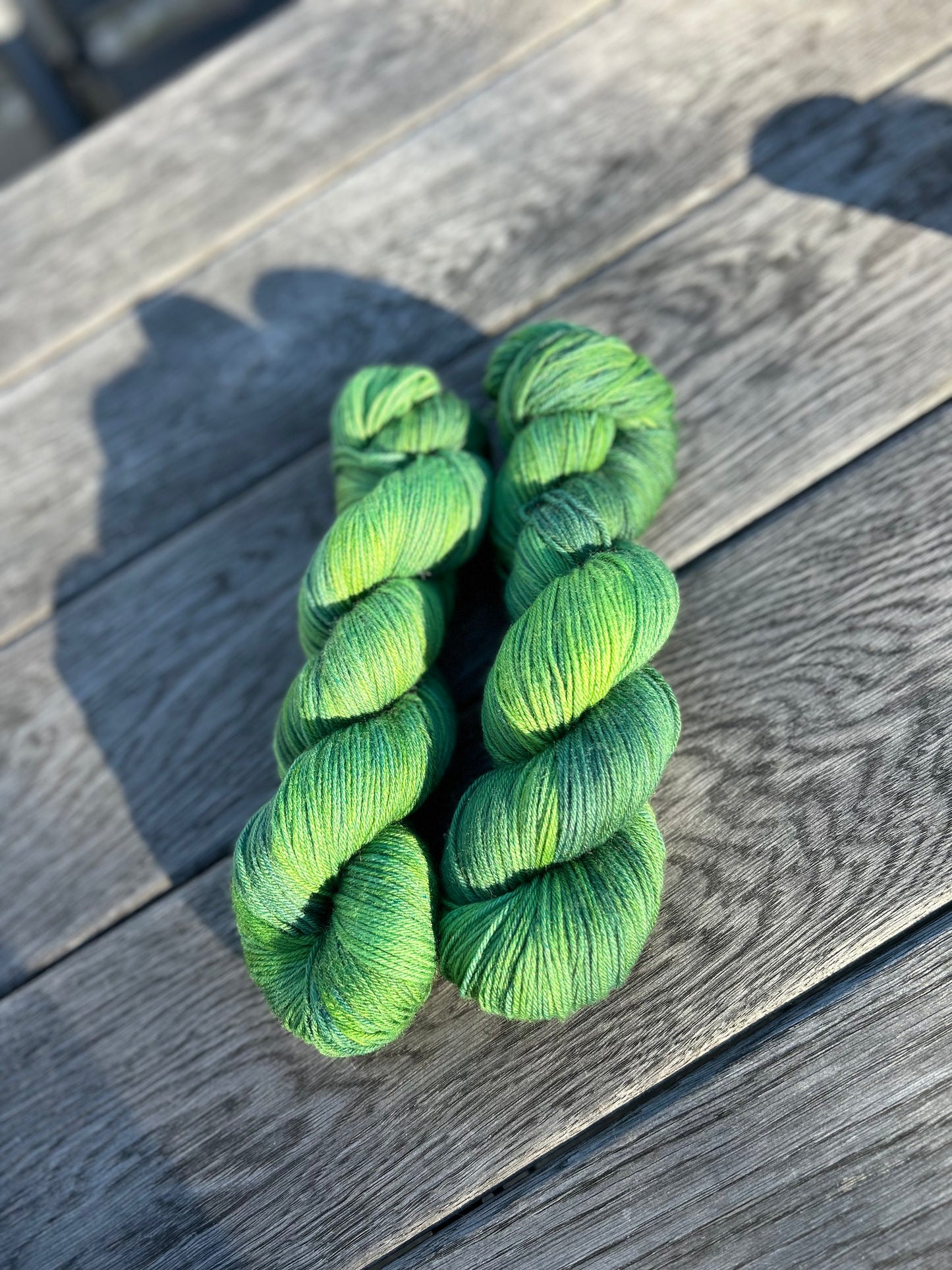 Merino Sock 400m / Evergreen in the rain