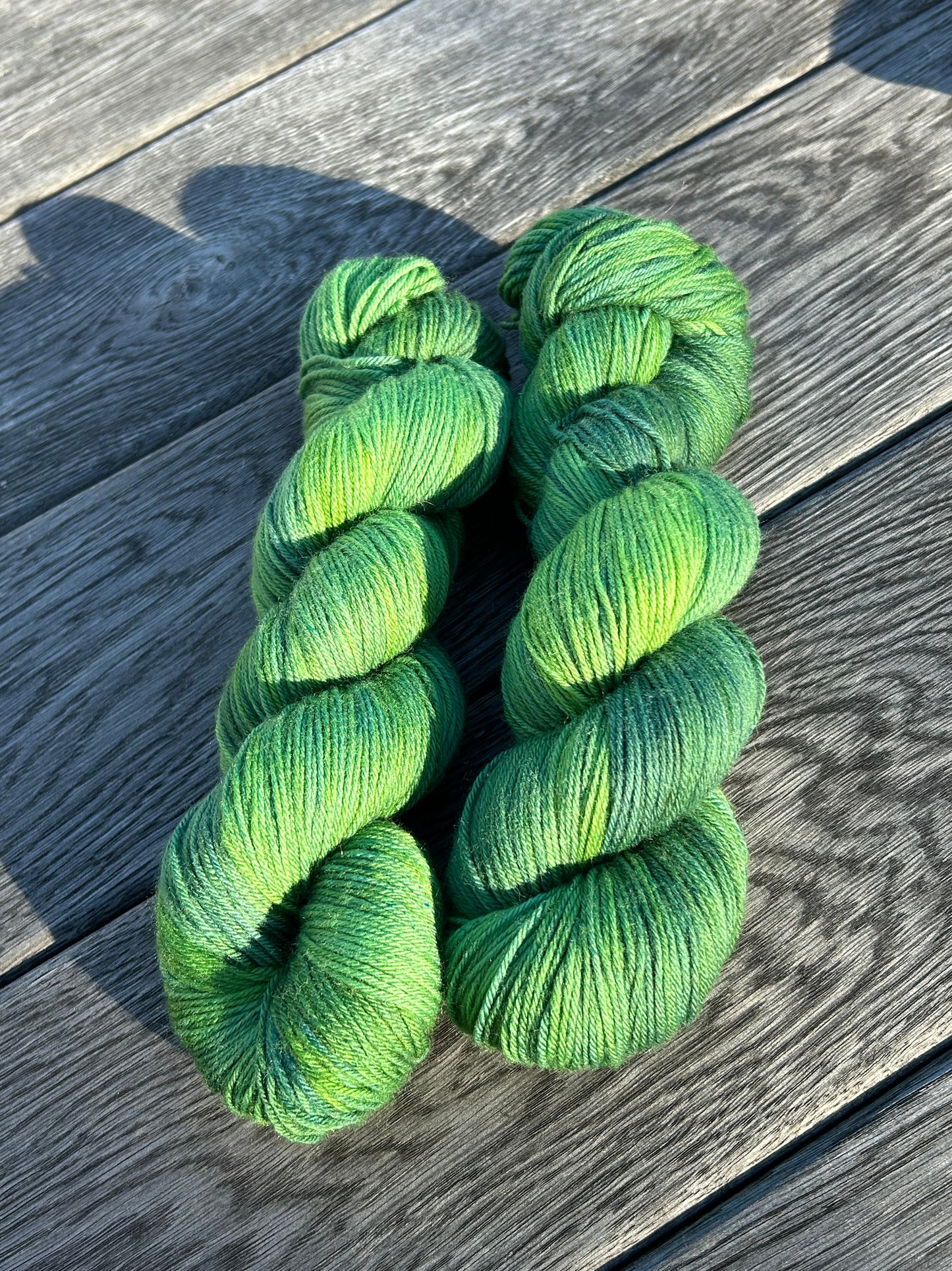 Merino Sock 400m / Evergreen in the rain