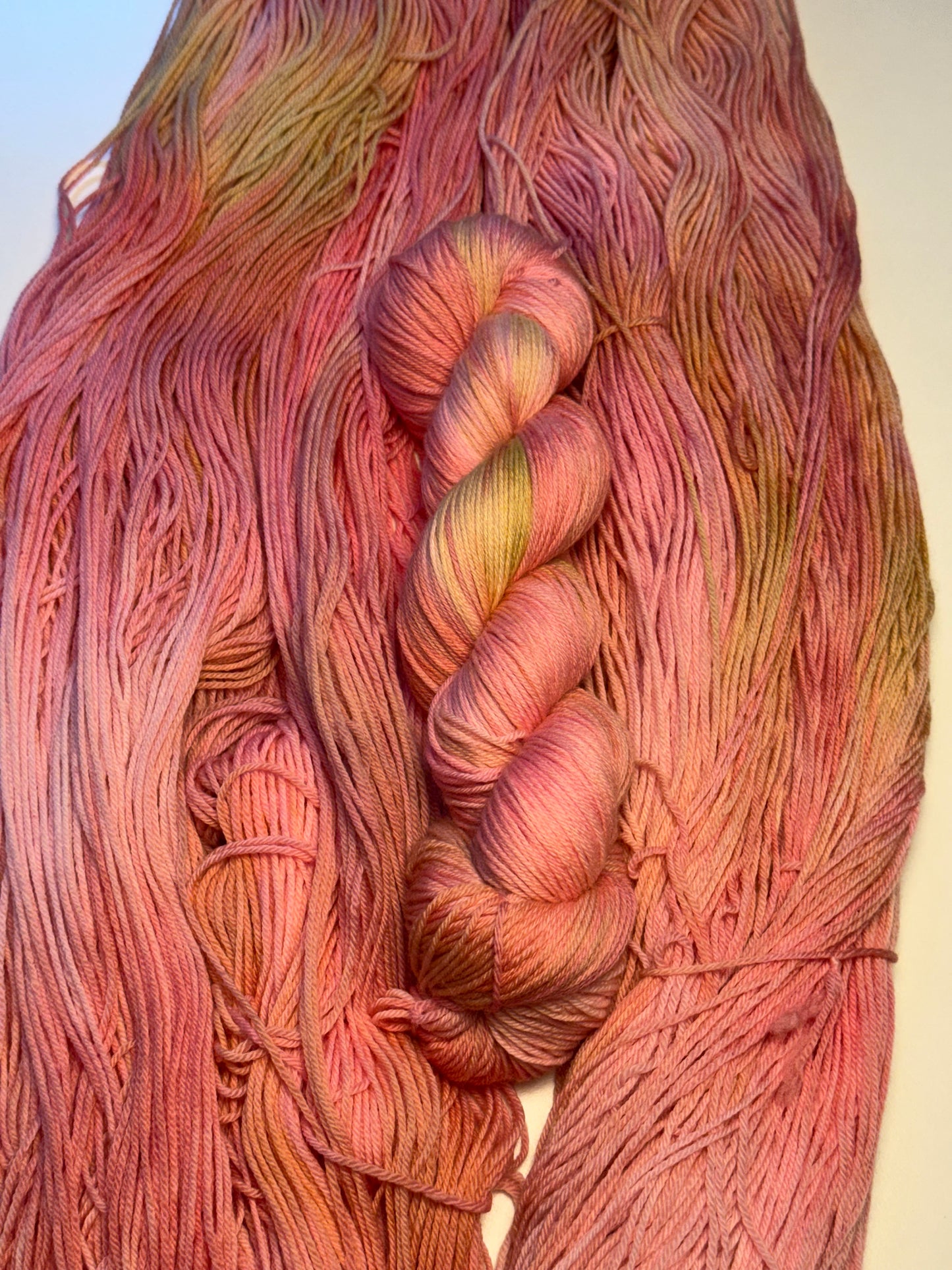 Merino Sock 400m / Canvas - Sunkissed Rose