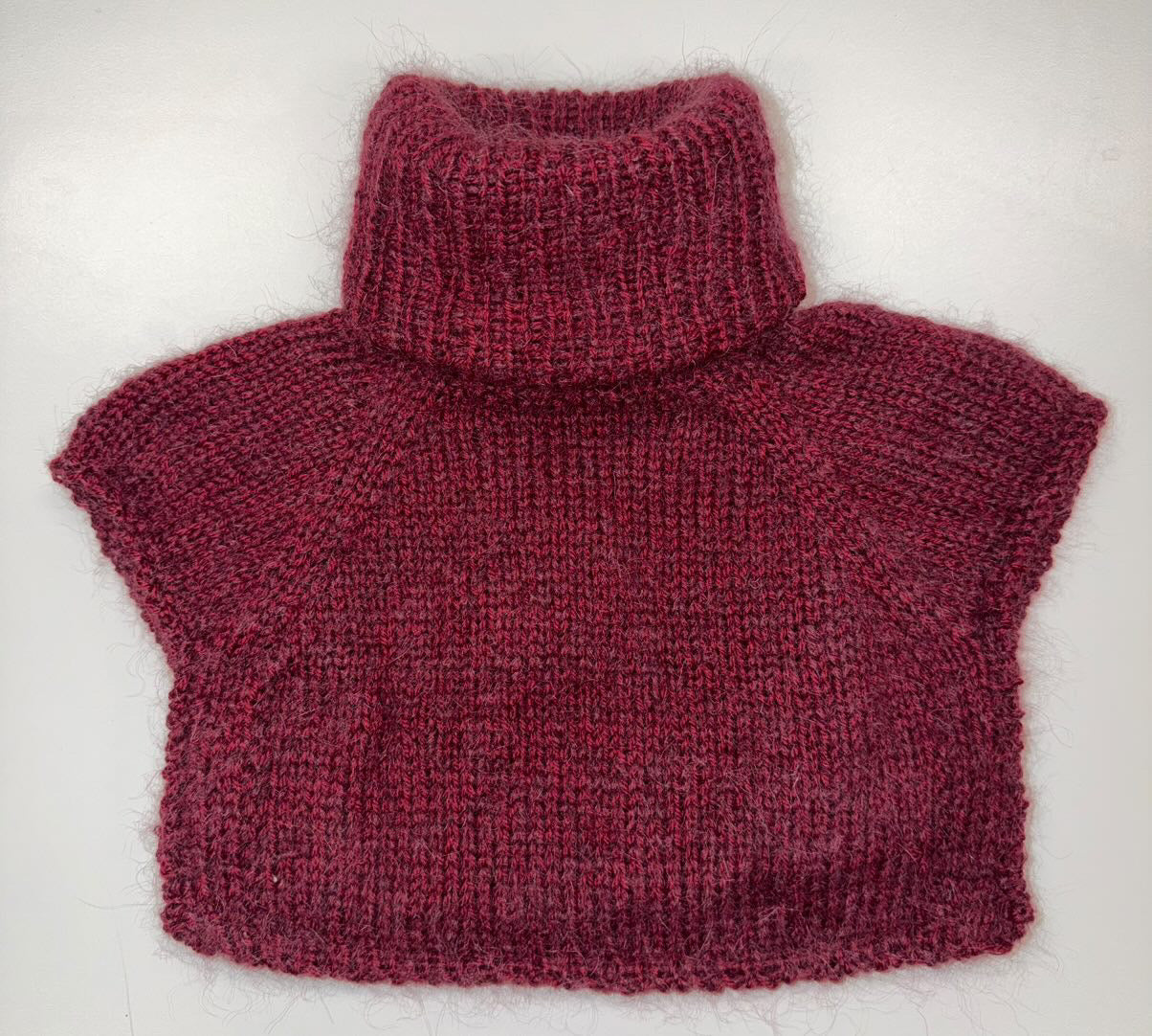 Strikkeopskrift - TineZ Cowl Highneck
