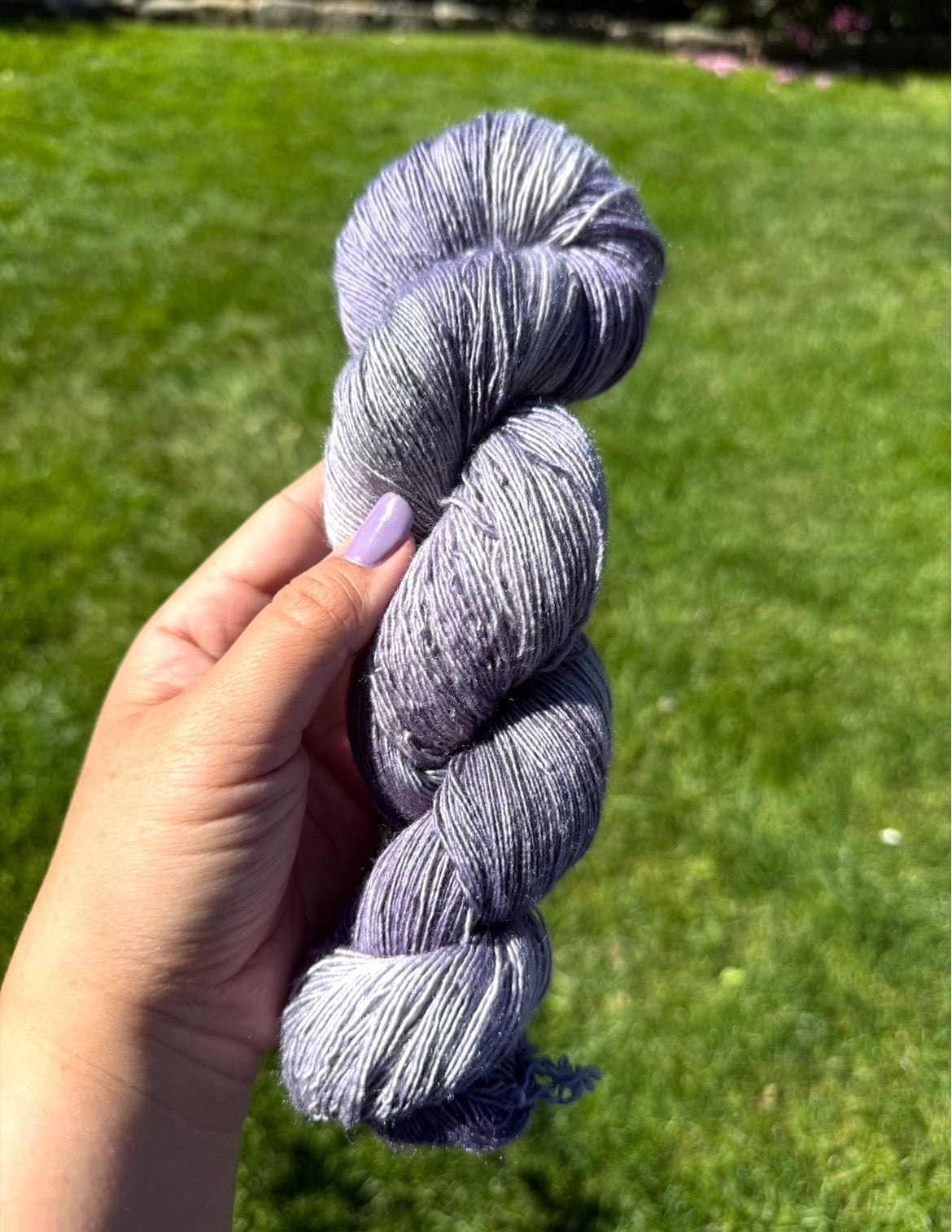 Merino Silk Single 600m / Canvas - Lavender Shadow