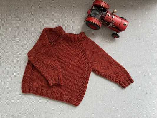 Baby Sweater - Fox Sweater - 6-12 mdr