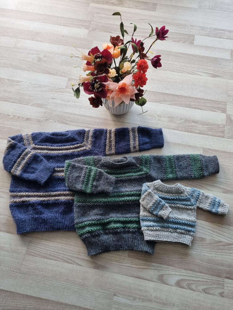 Strikkeopskrift - Curly Hug Sweater Kids