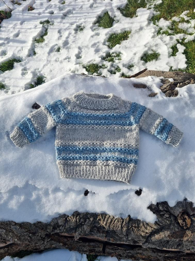 Strikkeopskrift - Curly Hug Sweater Kids