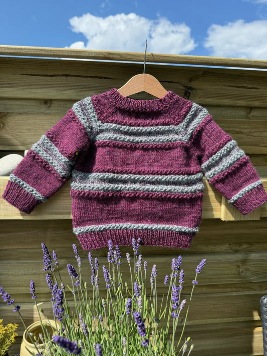 Strikkeopskrift - Curly Hug Sweater Kids