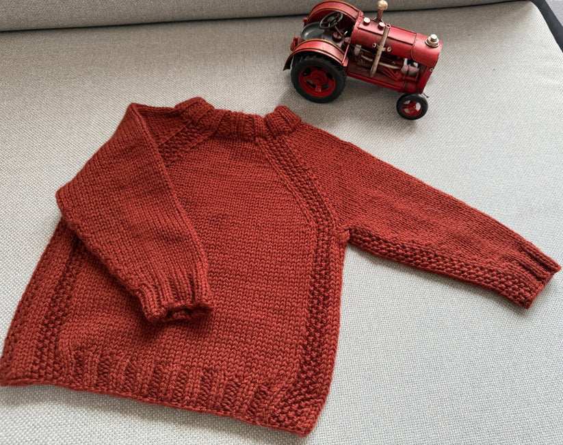Strikkeopskrift - Fox Sweater Kids