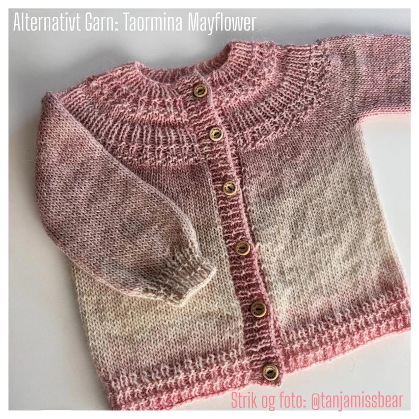 Strikkeopskrift - Havtorn Cardigan Kids