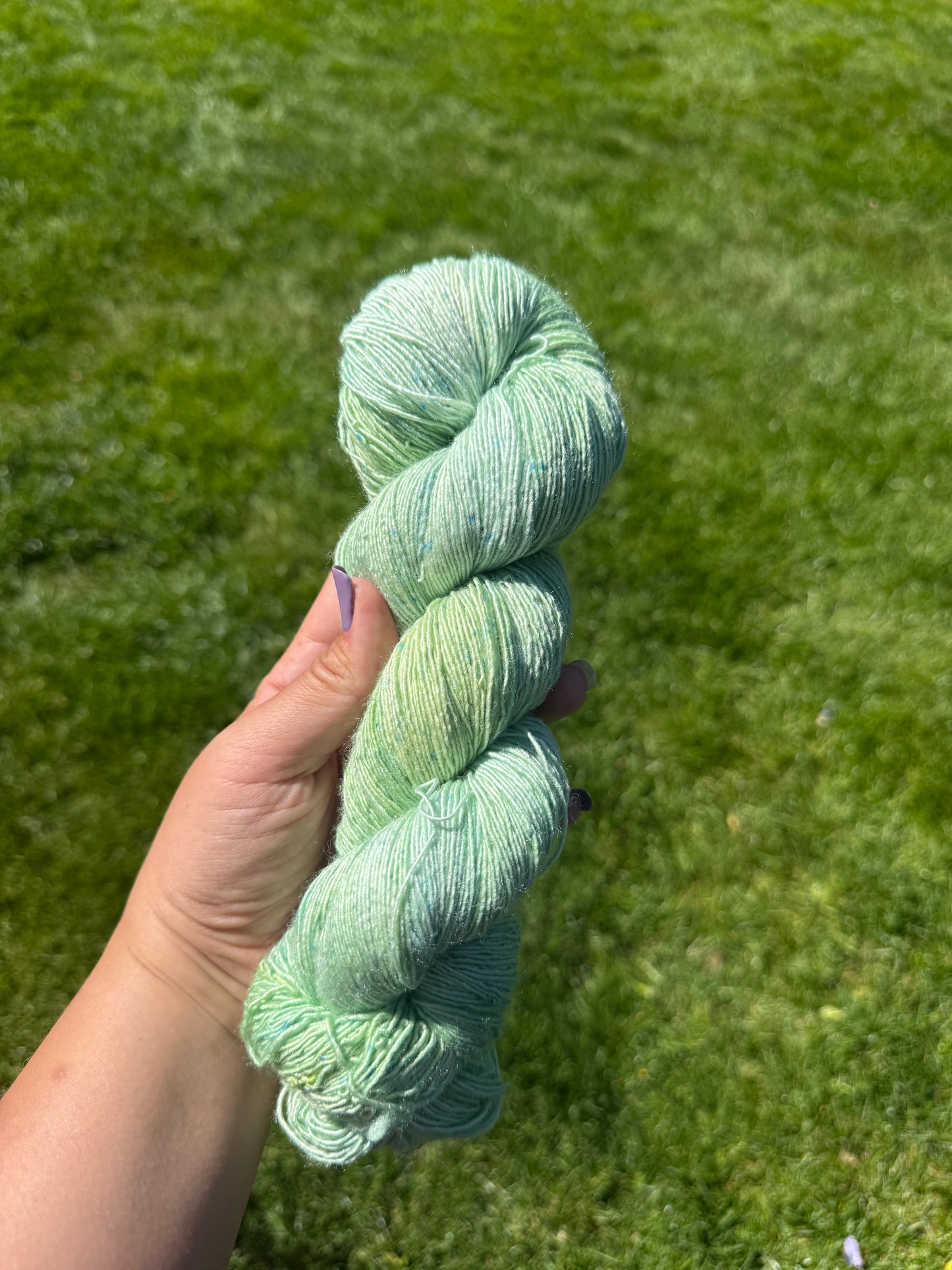 Merino Silk Single 600m / Canvas - Mint Breeze