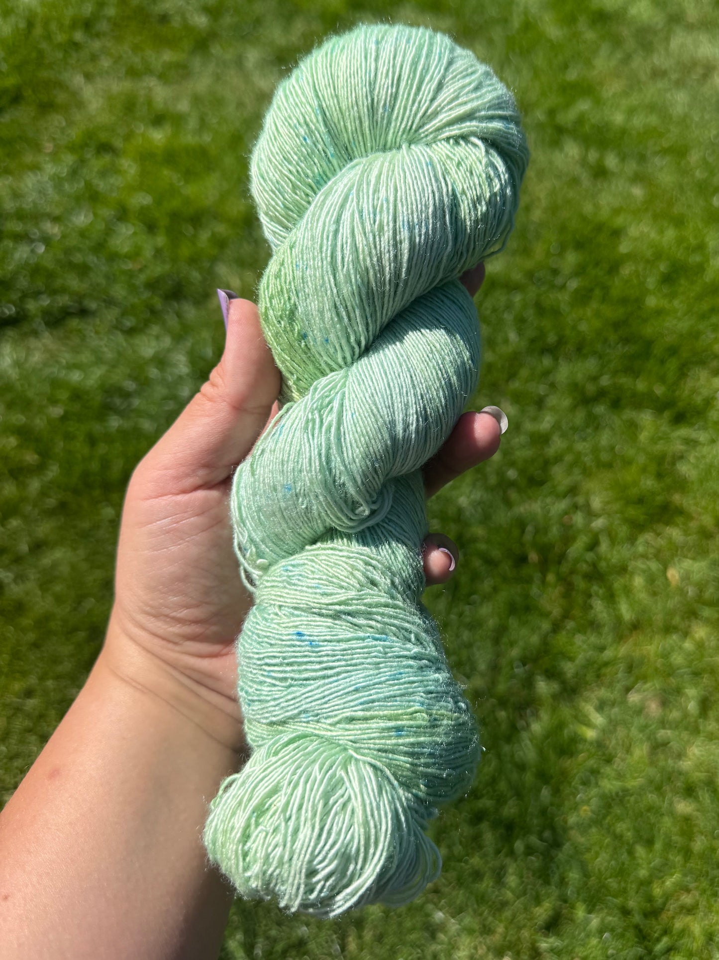 Merino Silk Single 600m / Canvas - Mint Breeze