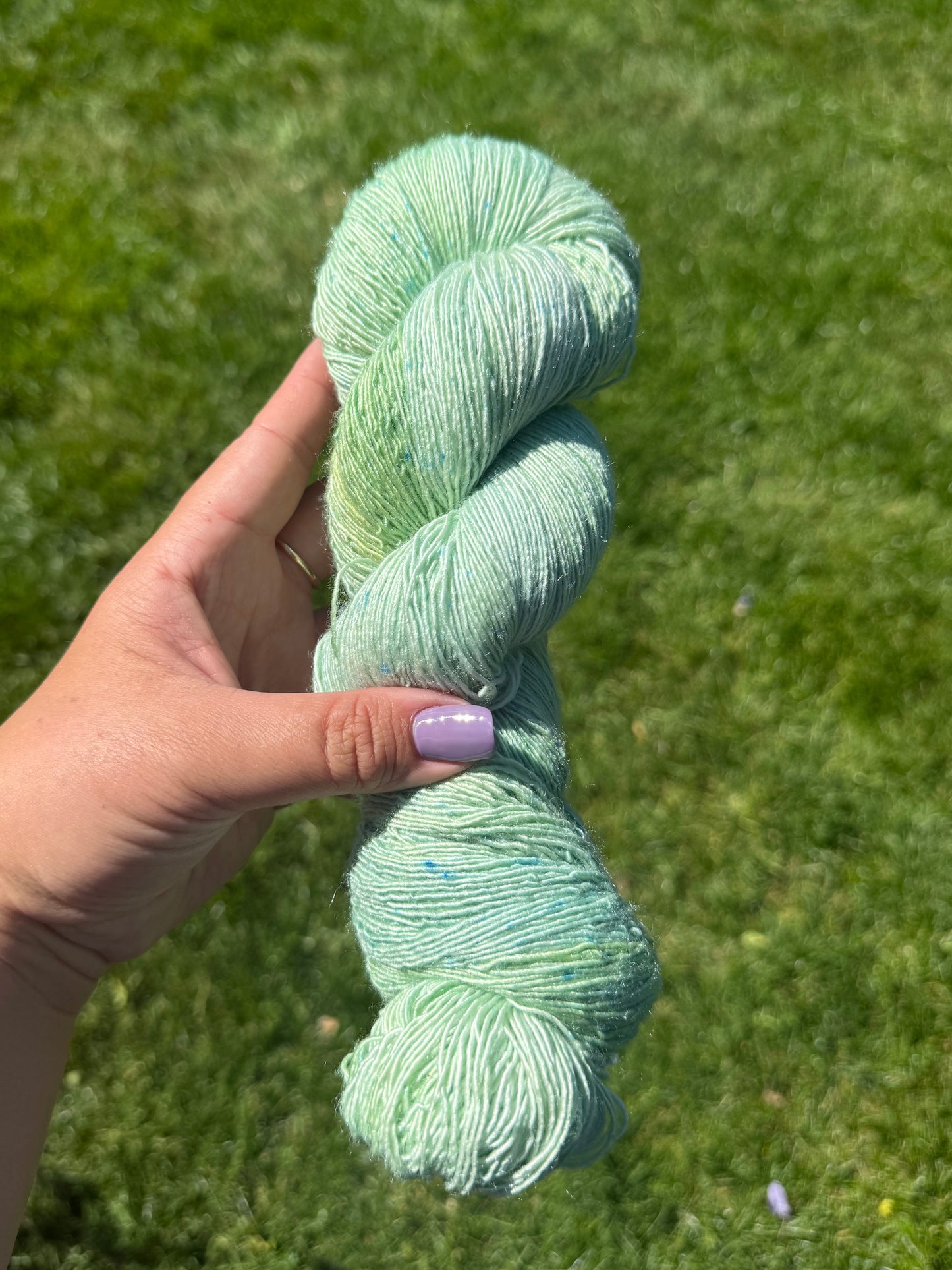 Merino Silk Single 600m / Canvas - Mint Breeze