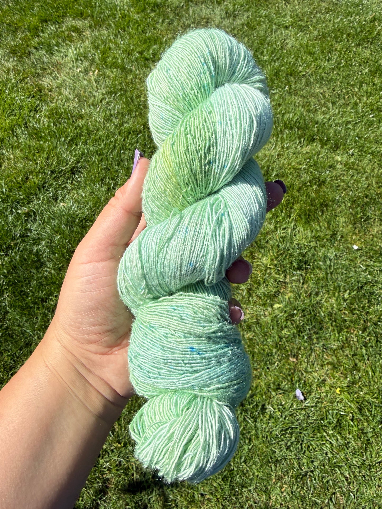 Merino Silk Single 600m / Canvas - Mint Breeze