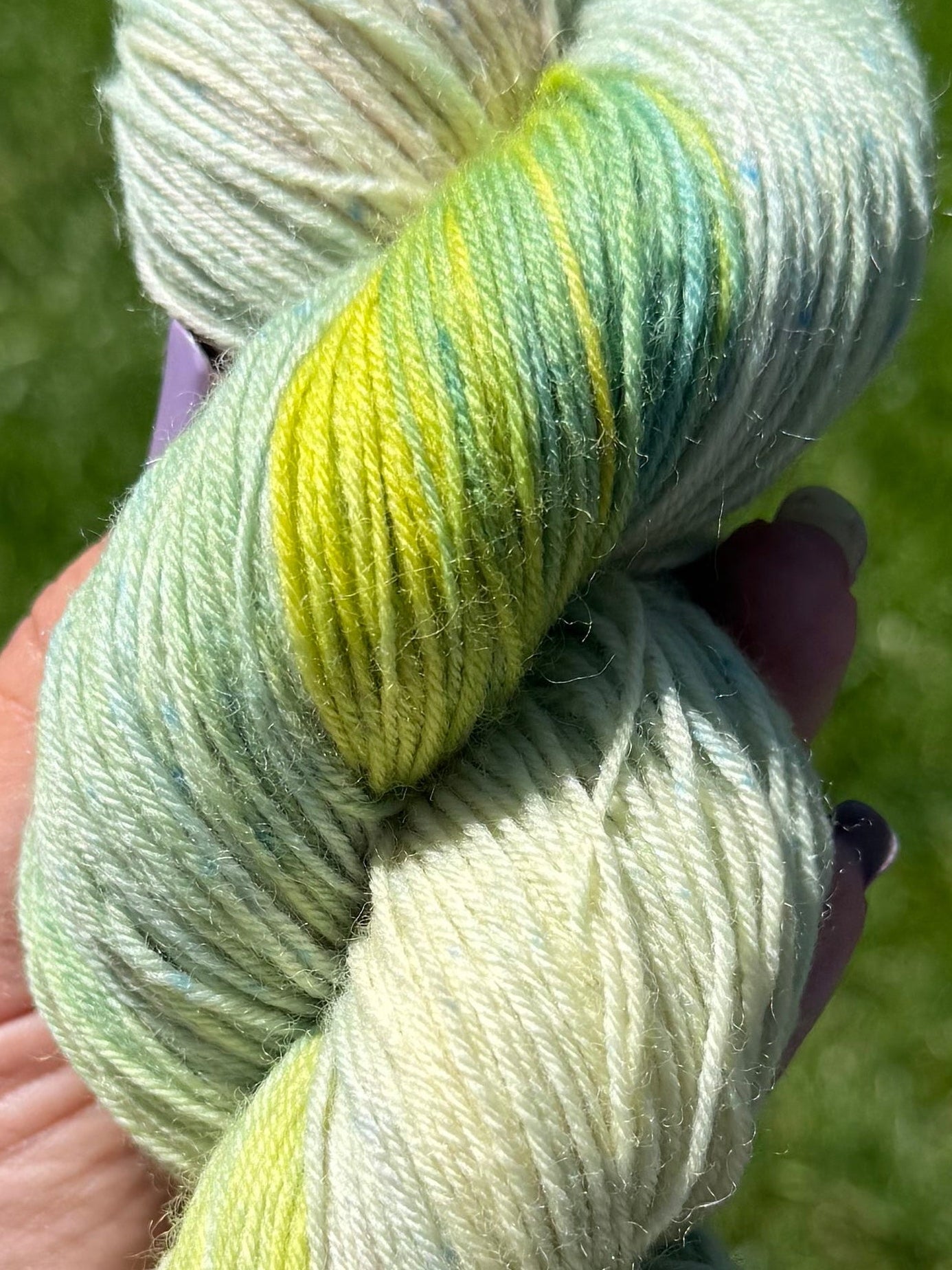 Sock Classic 420m / Canvas Immersion - Akvarel Lime