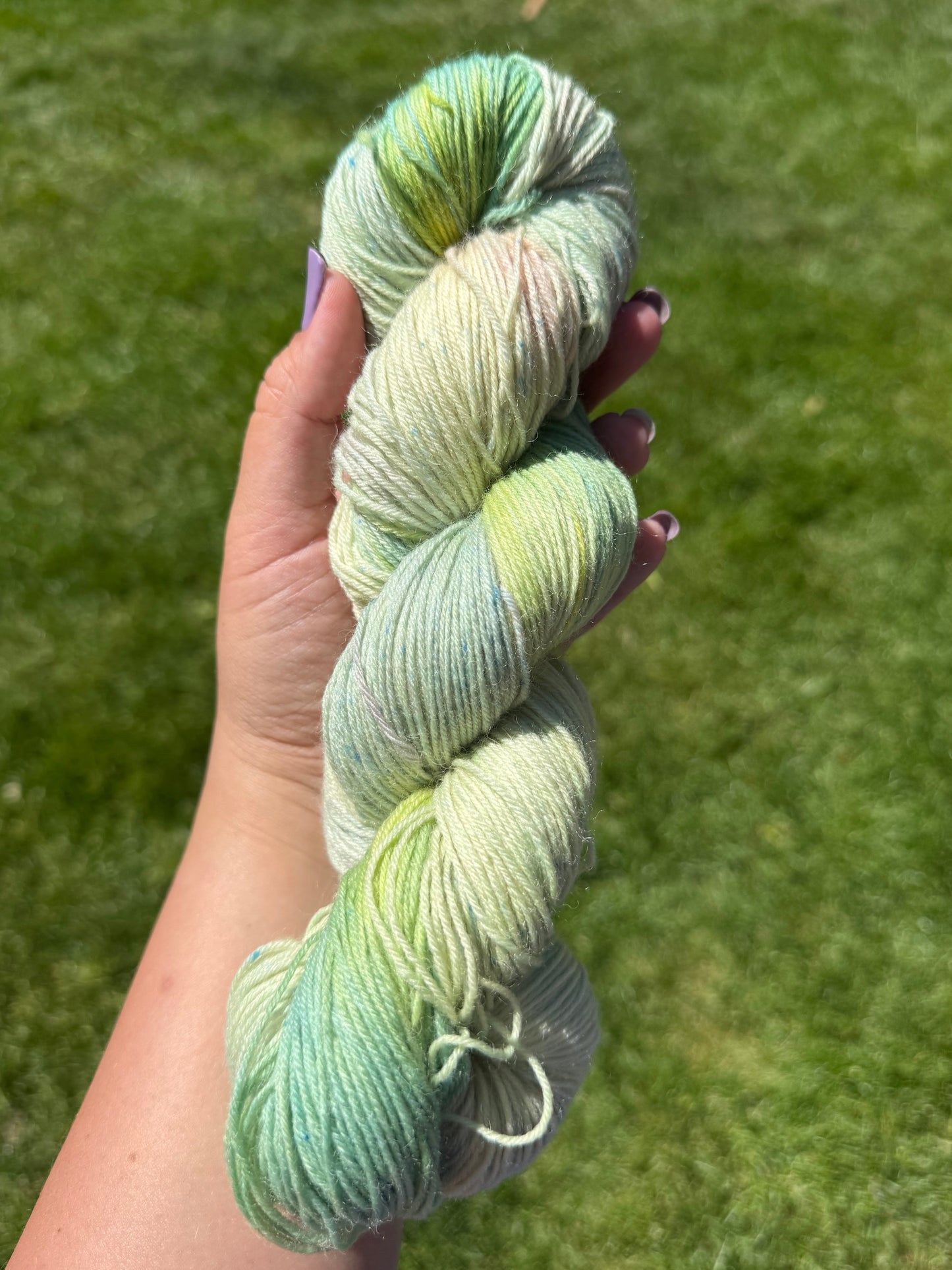 Sock Classic 420m / Canvas Immersion - Akvarel Lime