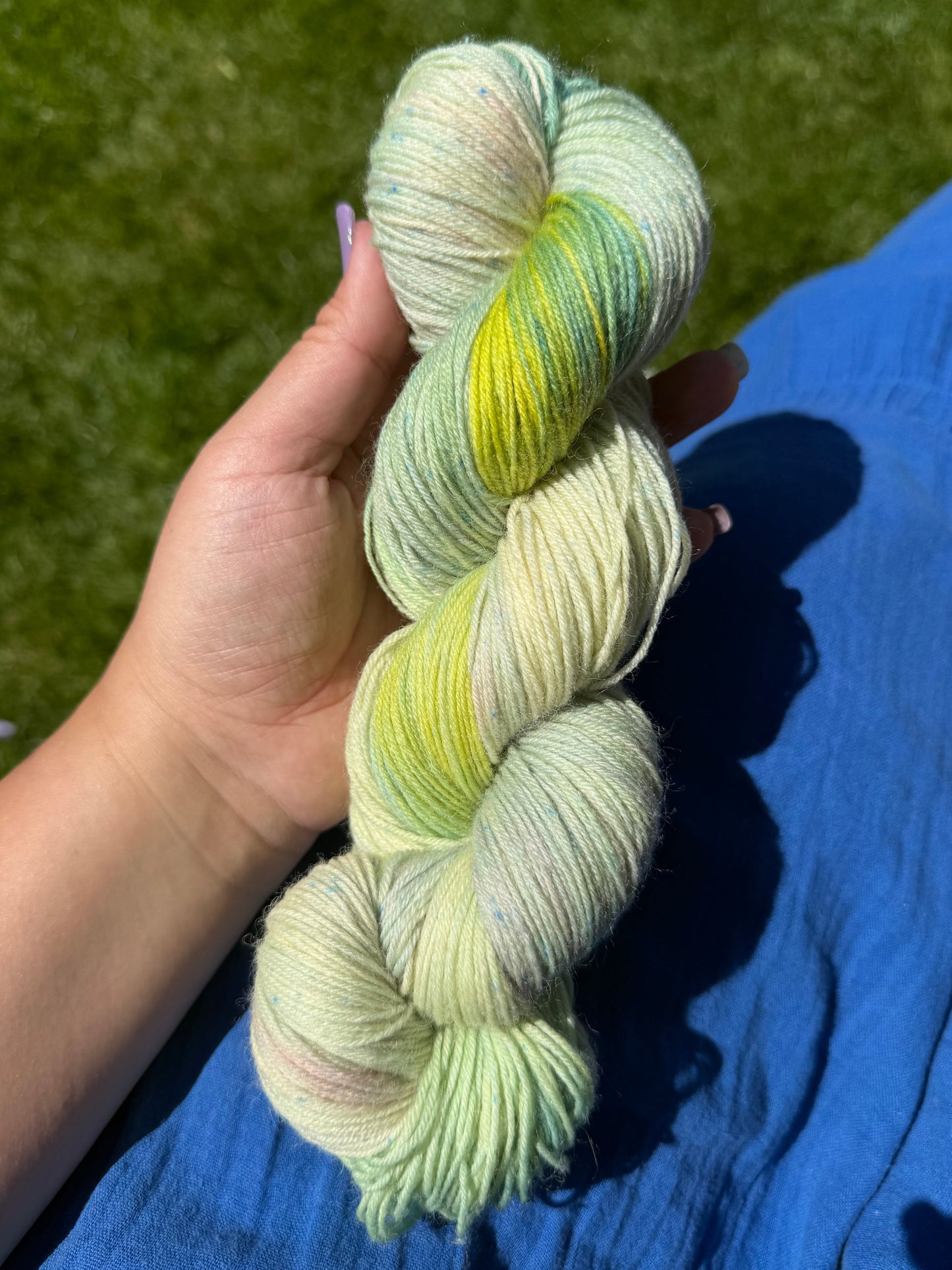 Sock Classic 420m / Canvas Immersion - Akvarel Lime