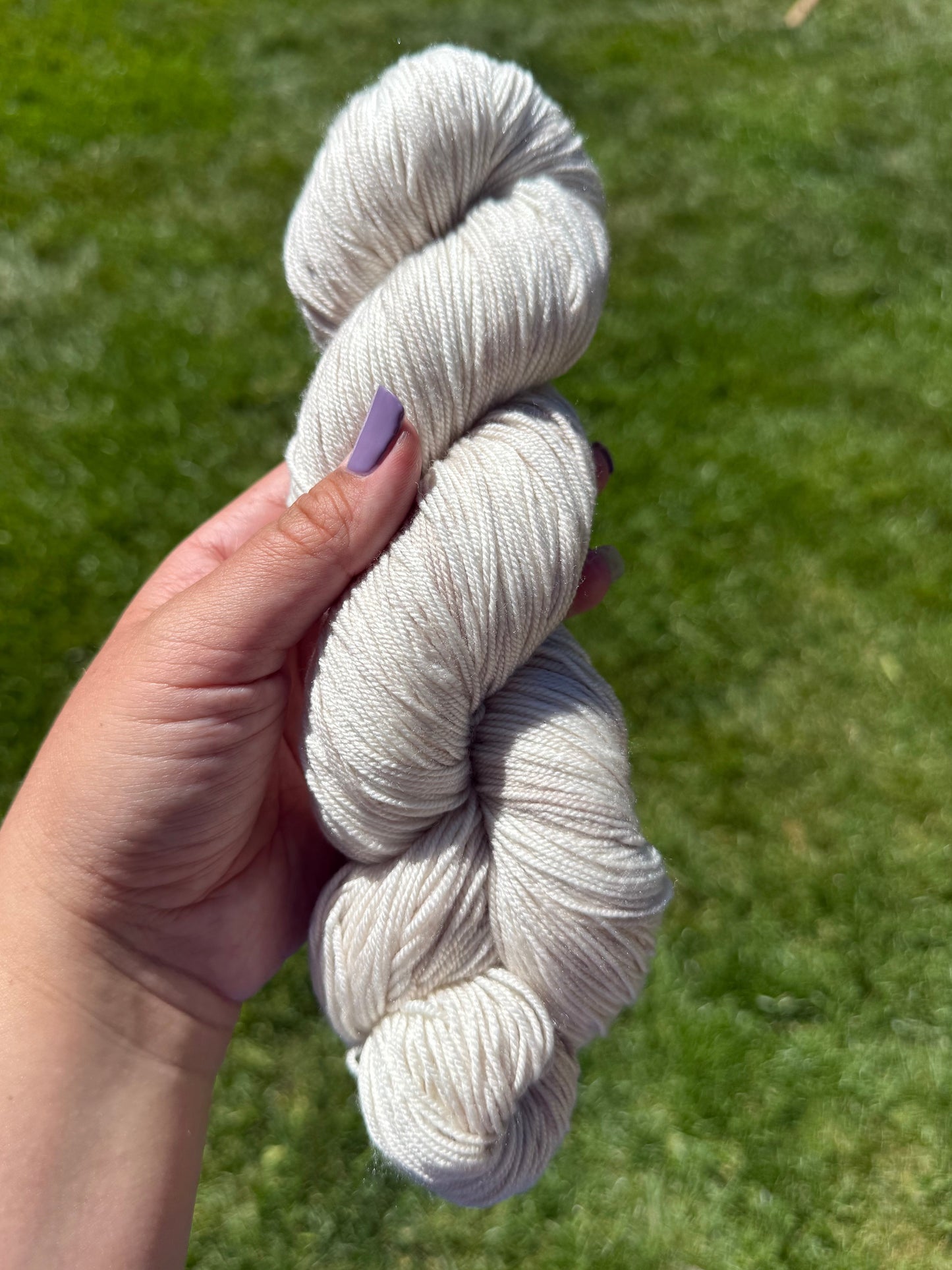 Merino Silk Fine 500m / Whisper - Ivory Glow