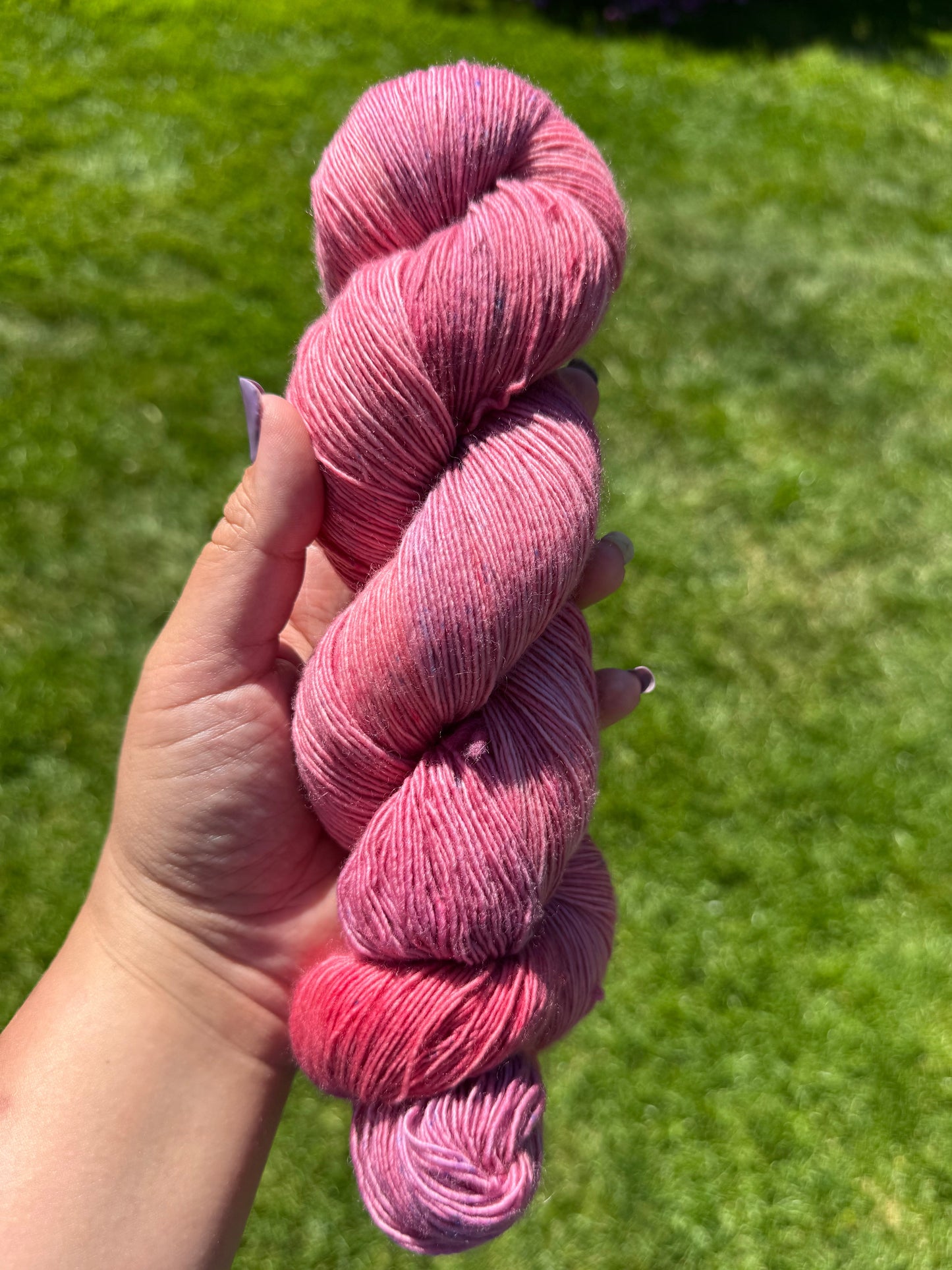 Merino Single Fine 580m / Canvas - Hisbicus in the Rain