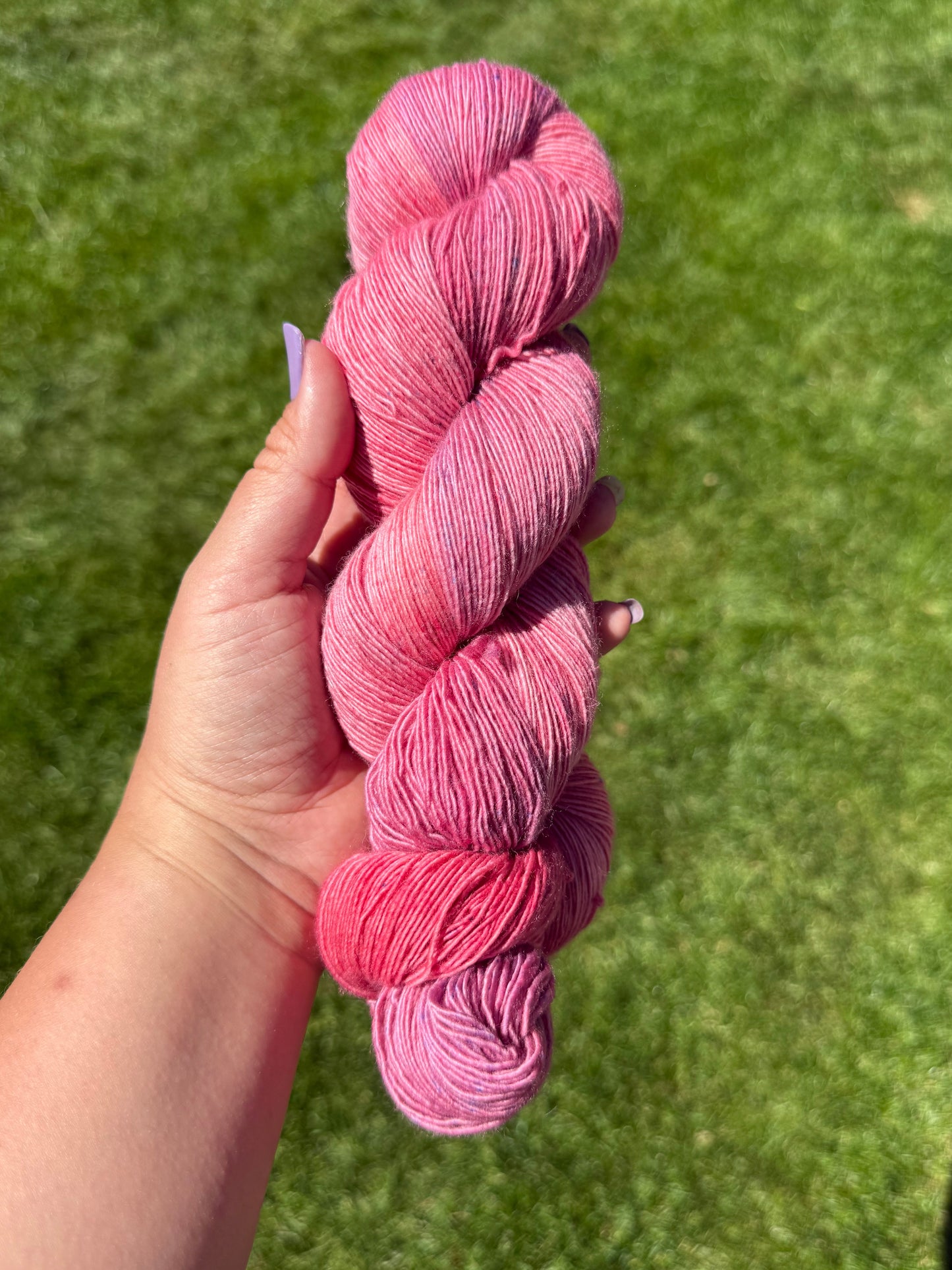 Merino Single Fine 580m / Canvas - Hisbicus in the Rain