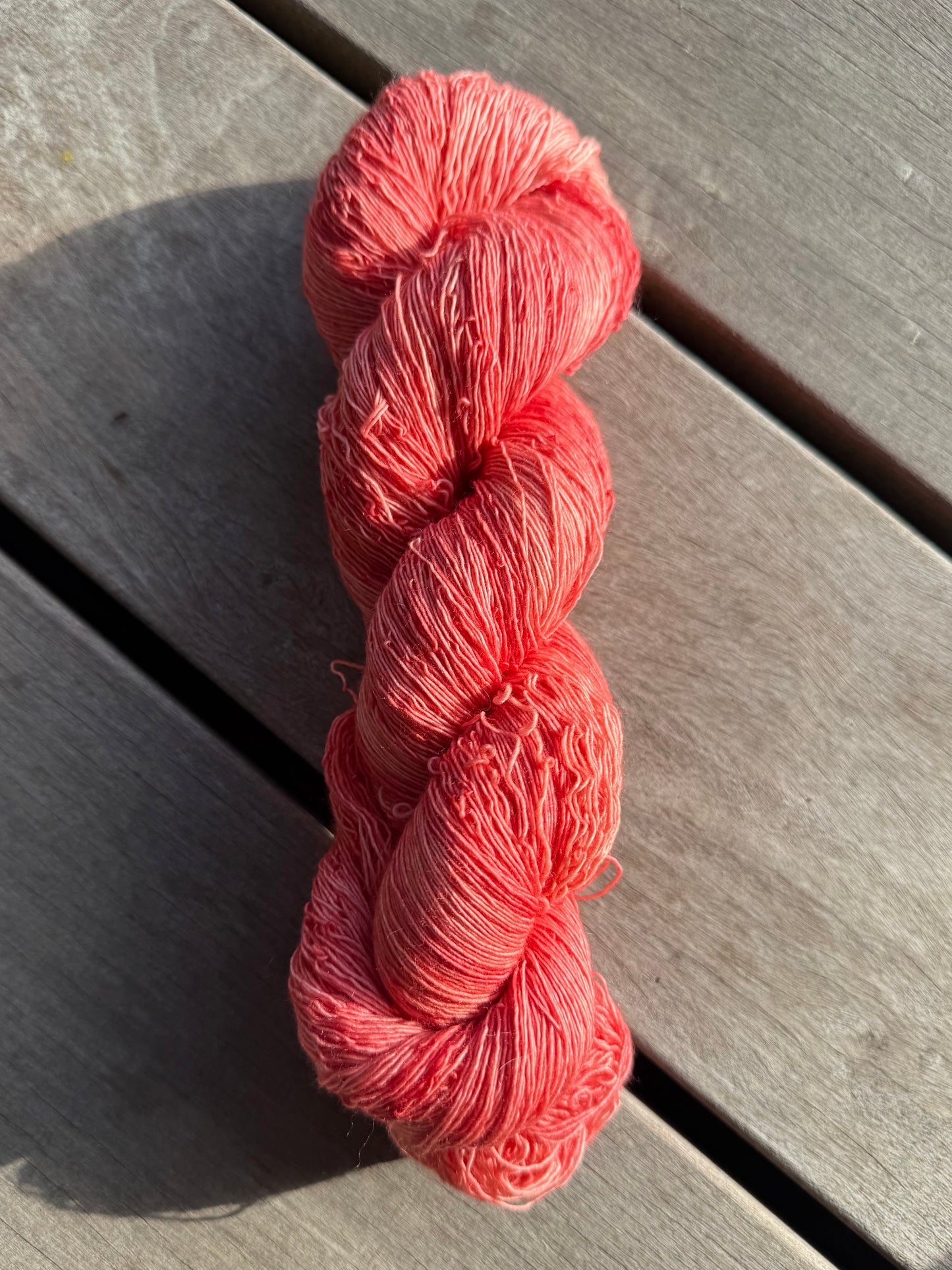 Single Ply Merino 800m/ Canvas - Flamingo Peach