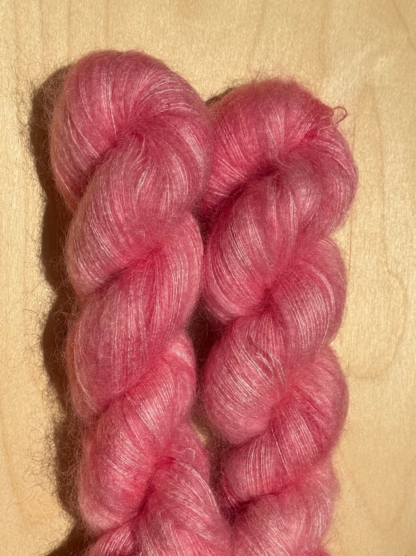 Silk Mohair Luxe 420m/ Whisper - Flamingo Bloom