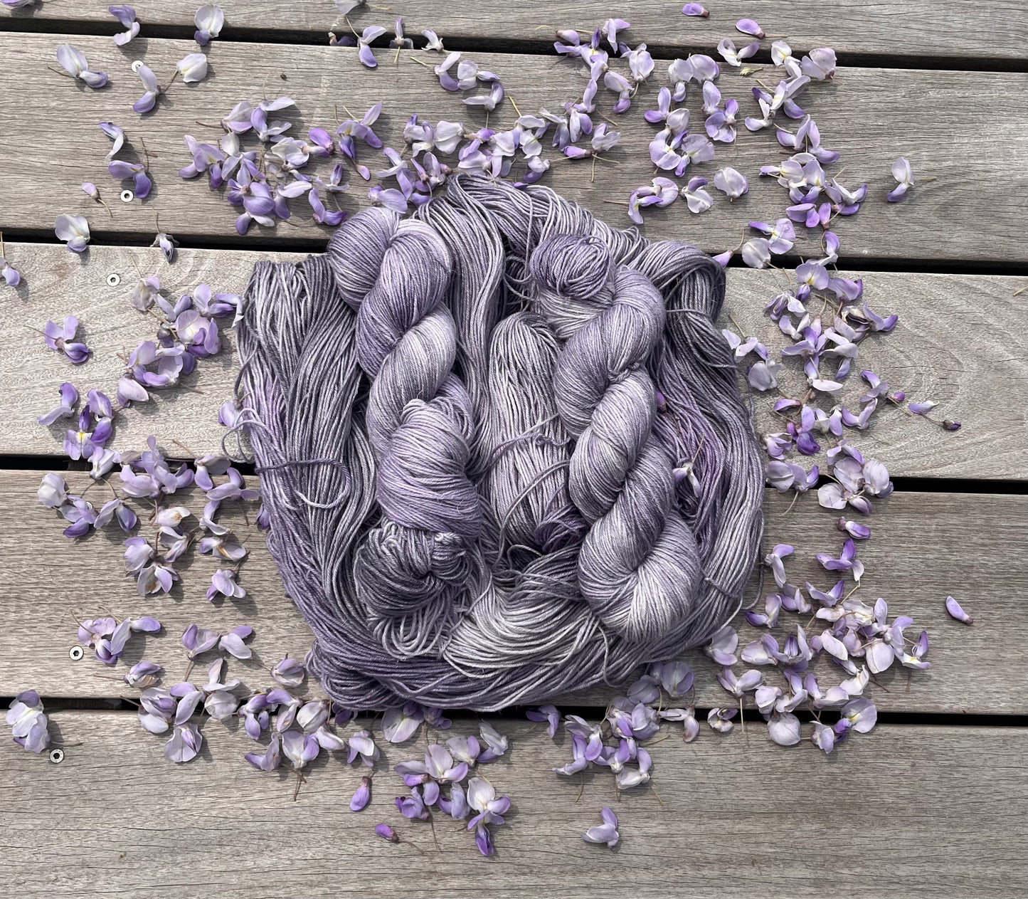 Merino Linen 400m / Canvas - Lavender Shadow