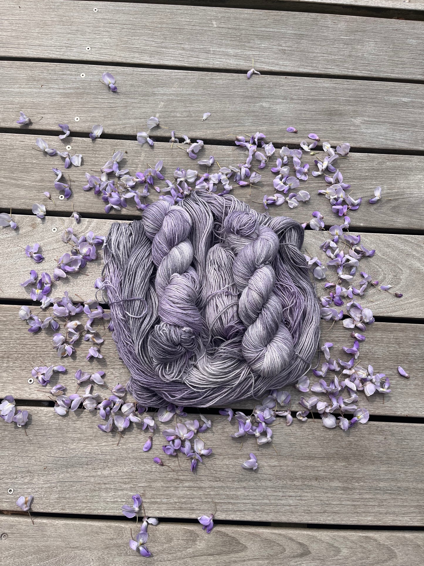 Merino Linen 400m / Canvas - Lavender Shadow