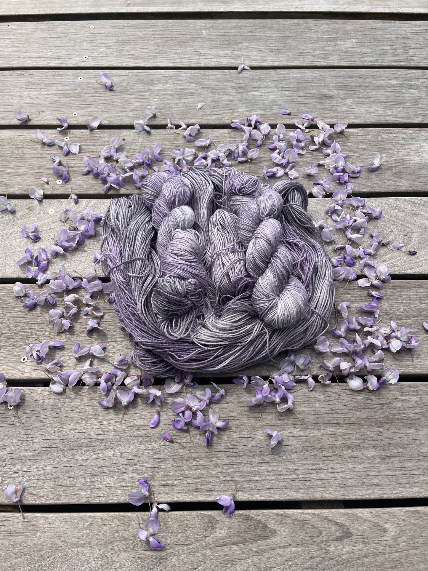 Merino Linen 400m / Canvas - Lavender Shadow