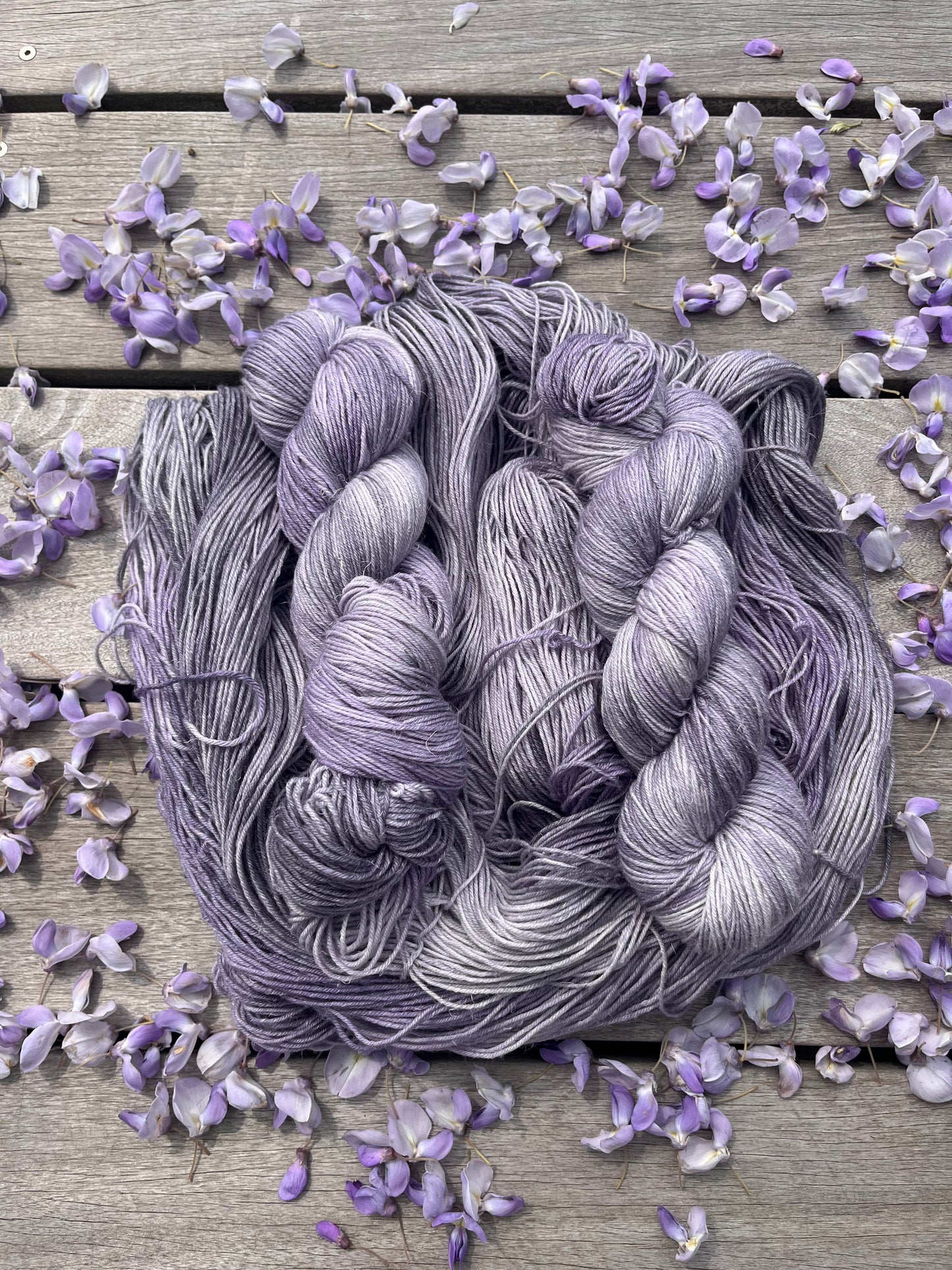 Merino Linen 400m / Canvas - Lavender Shadow