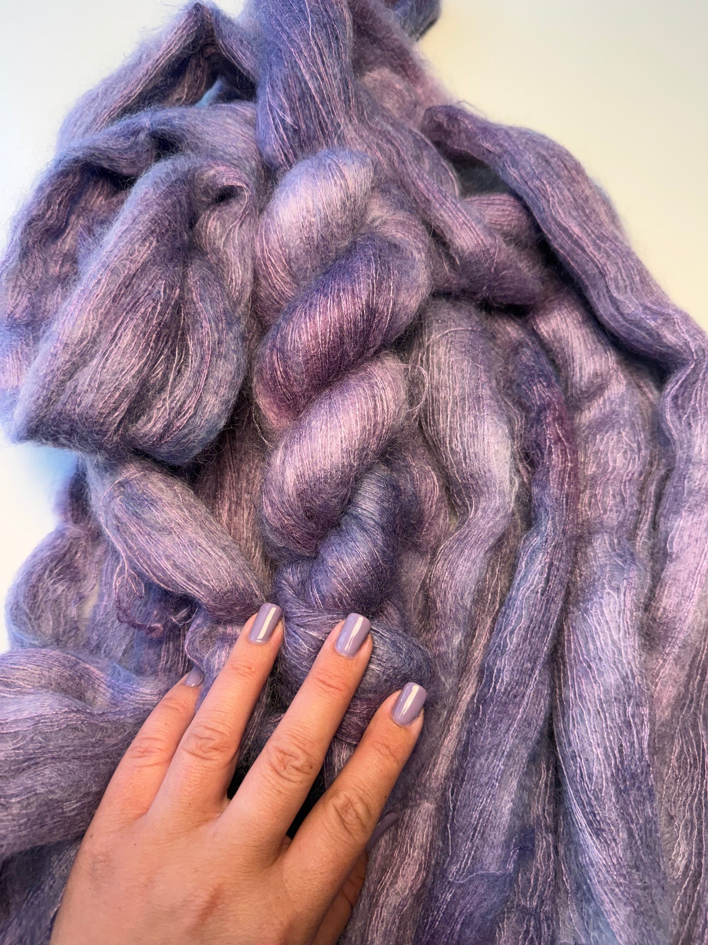 Silk Mohair Luxe 420m / Deep Dip - Lavender