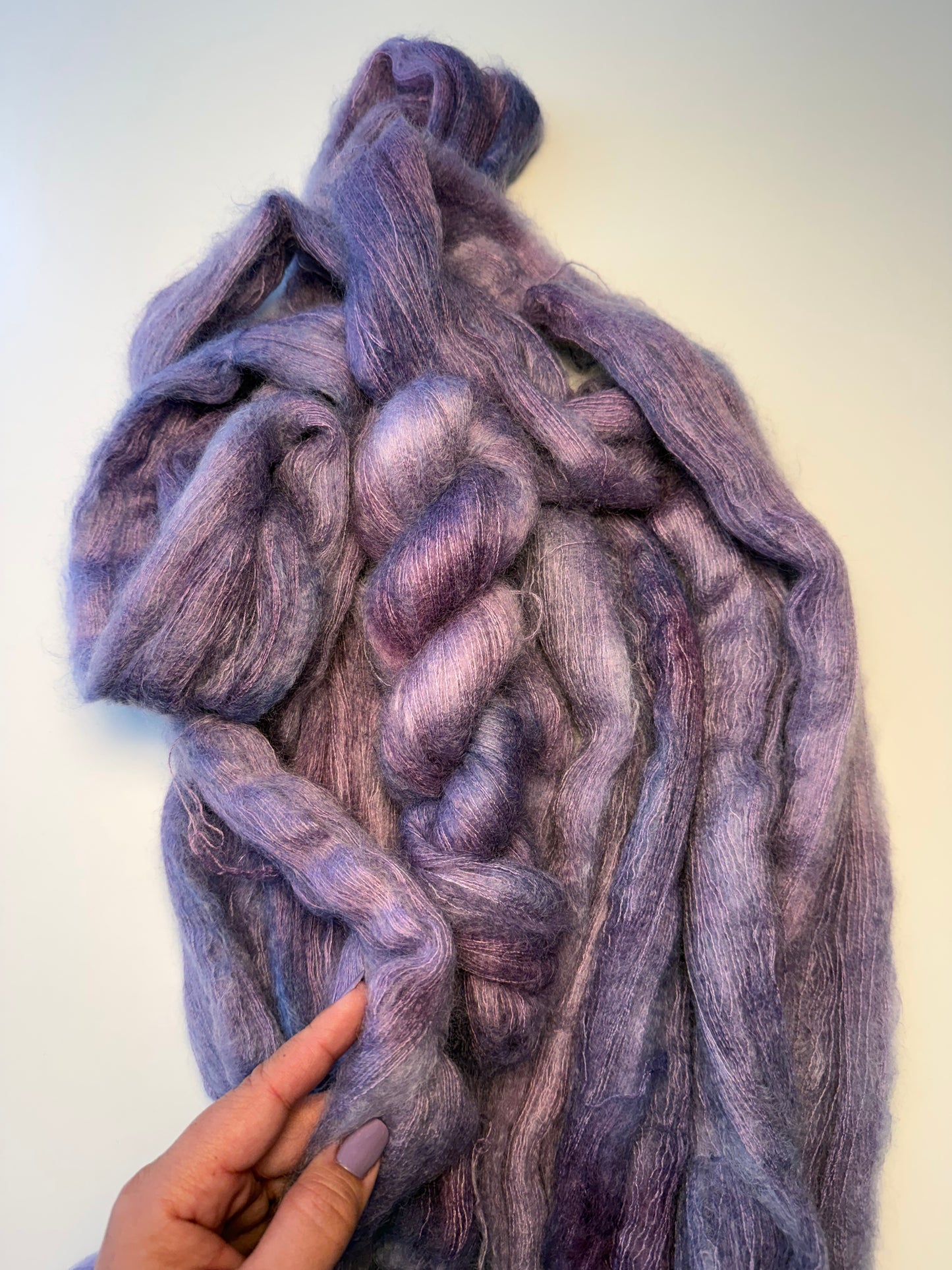 Silk Mohair Luxe 420m / Deep Dip - Lavender