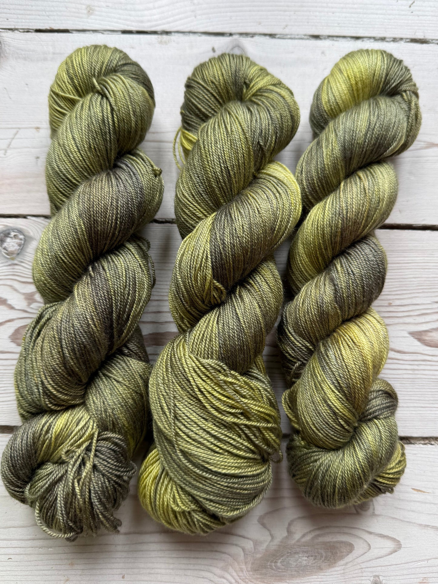 Merino Silk Fine 500m / Canvas - Golden Moss