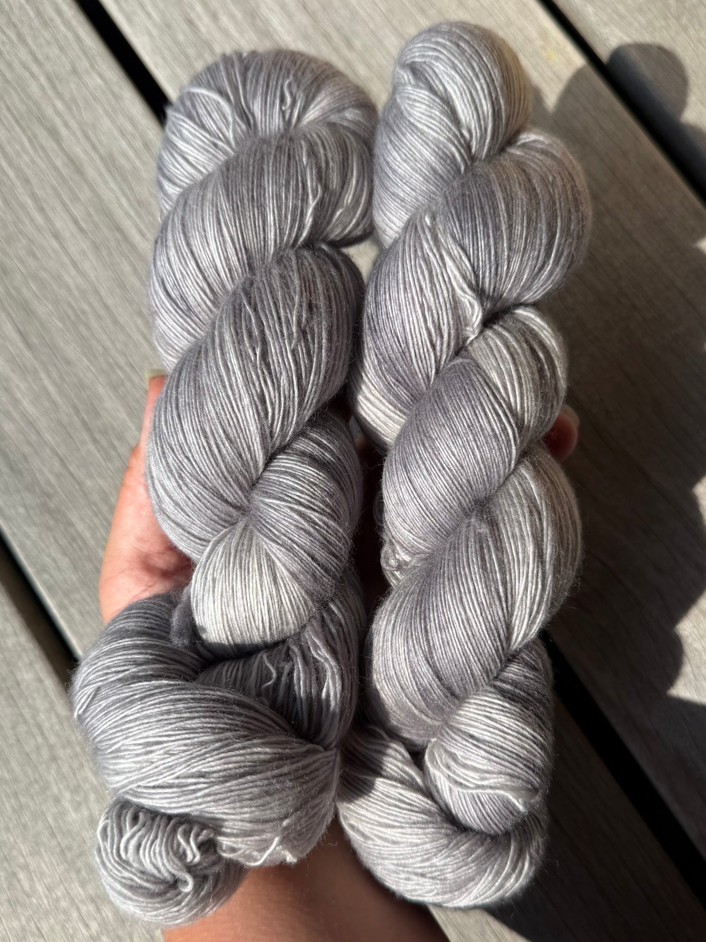 Merino Single Ultrafine Lace 800m / Silver Ash
