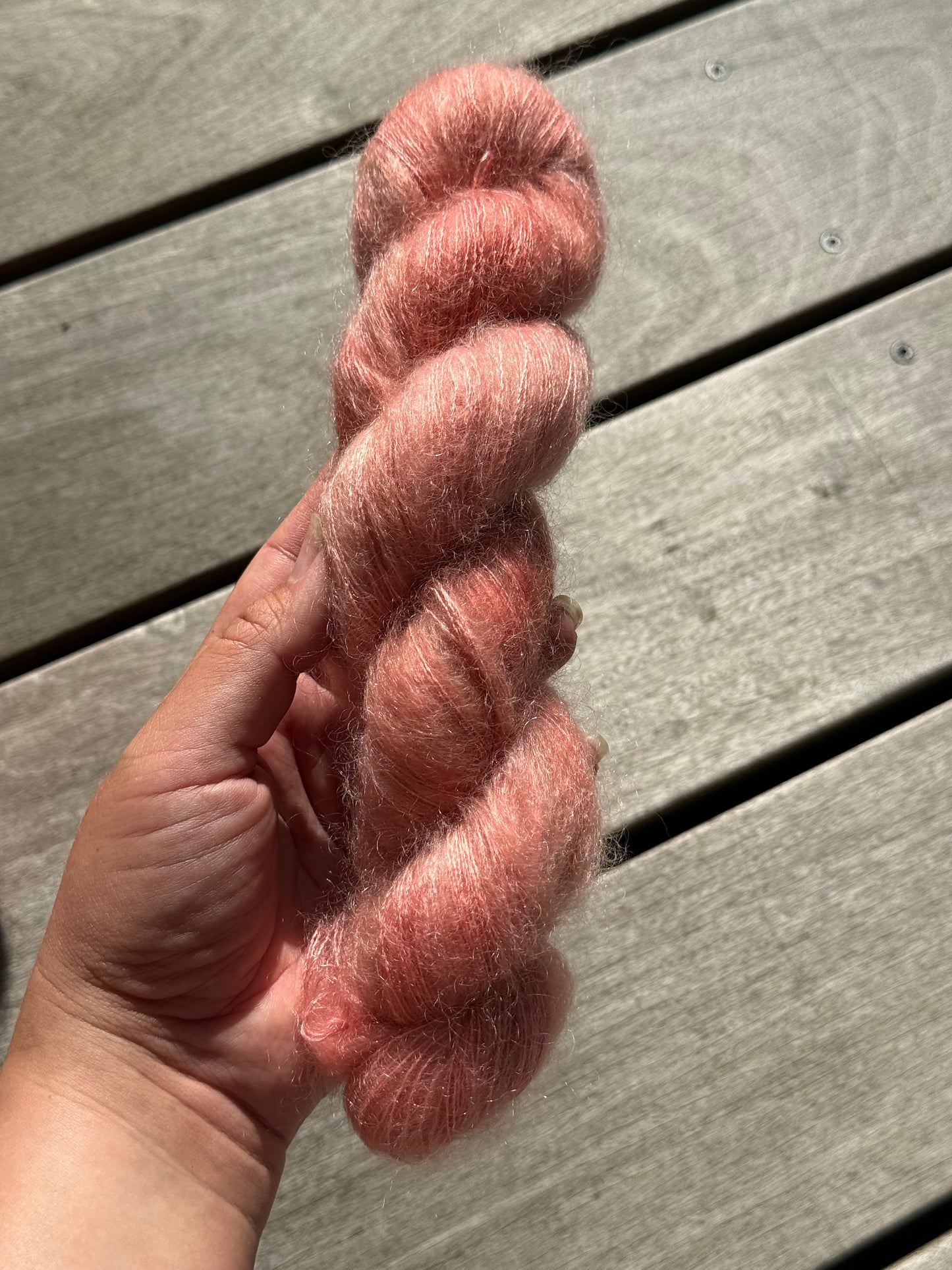 Silk Mohair Luxe 420m / Rusty Coral