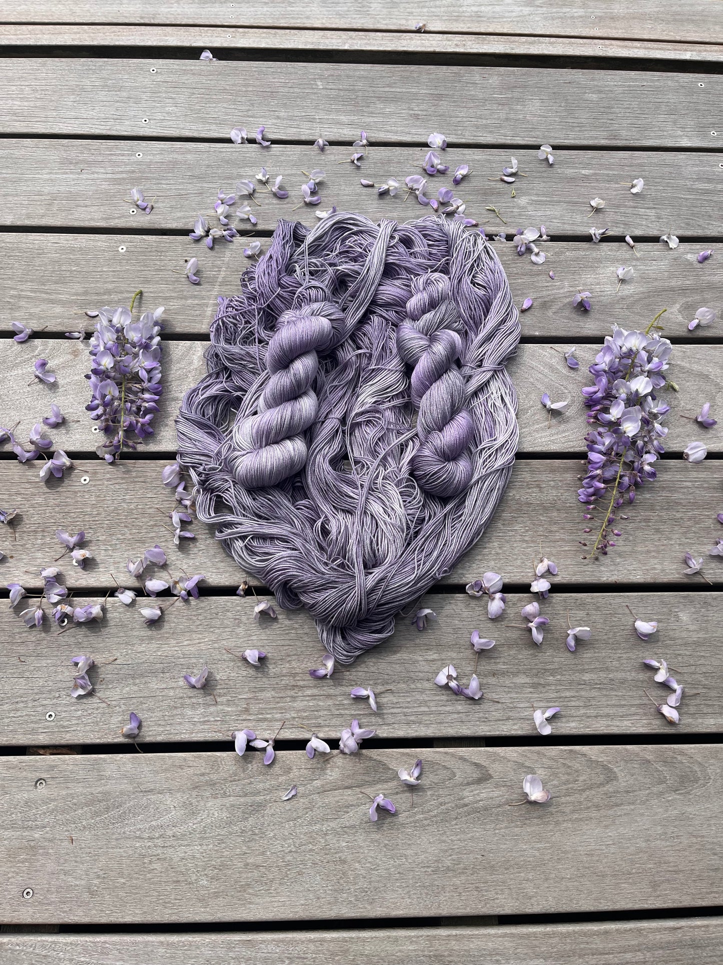 Merino Silk Fine 500m / Canvas - Lavender Shadow
