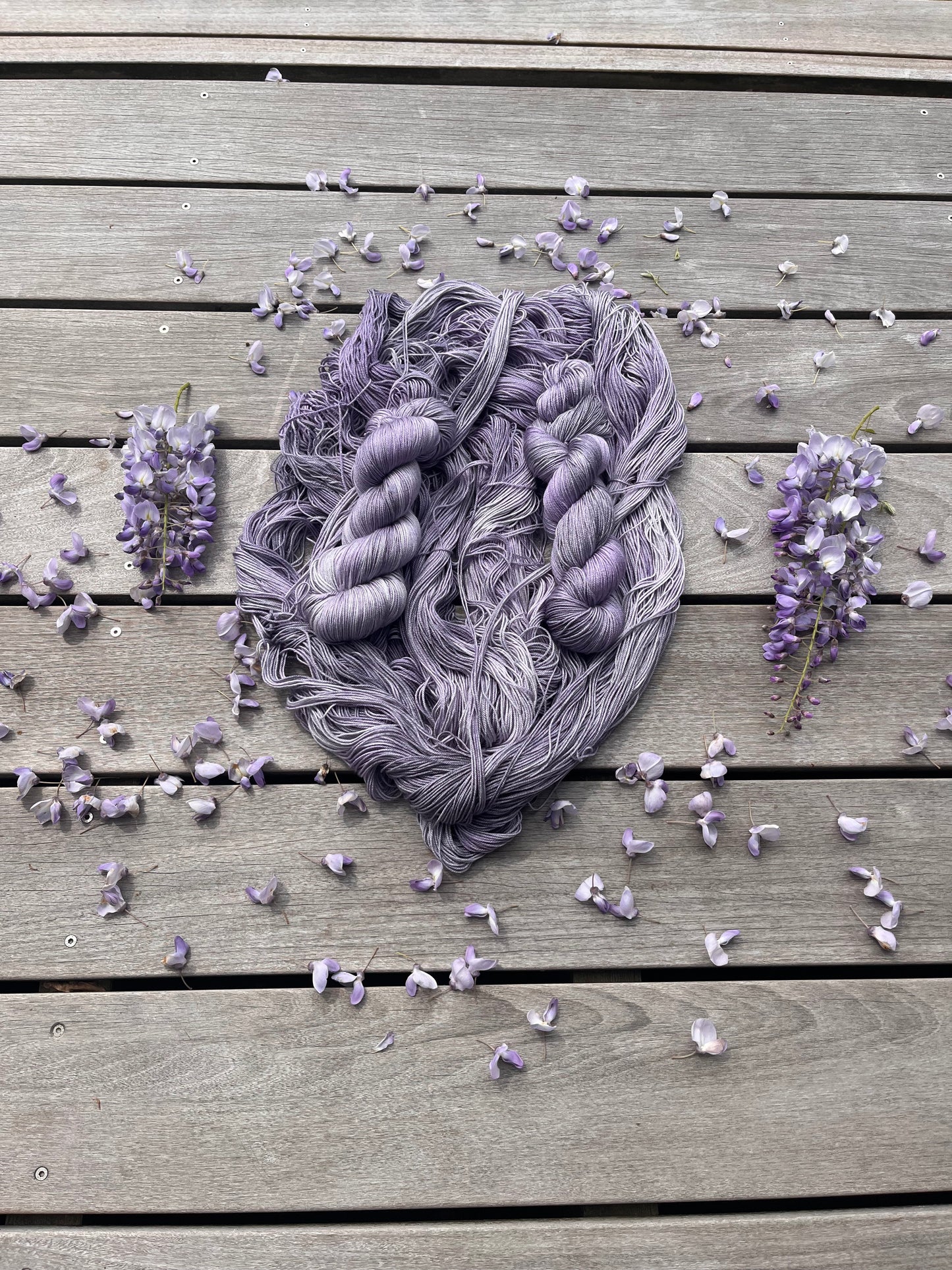 Merino Silk Fine 500m / Canvas - Lavender Shadow