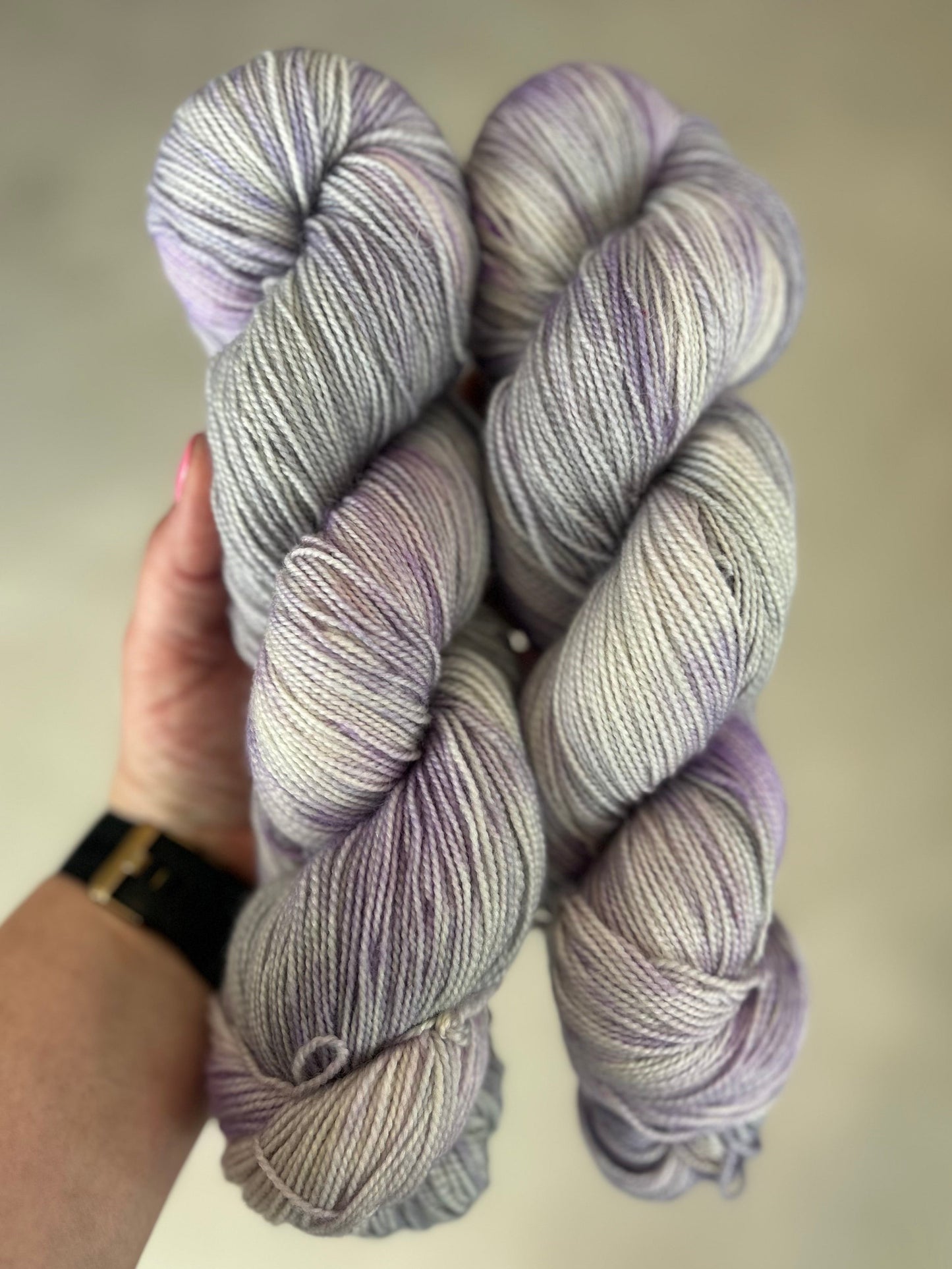 BFL Twist Sock 365m / Whisper - Lavender Smoke