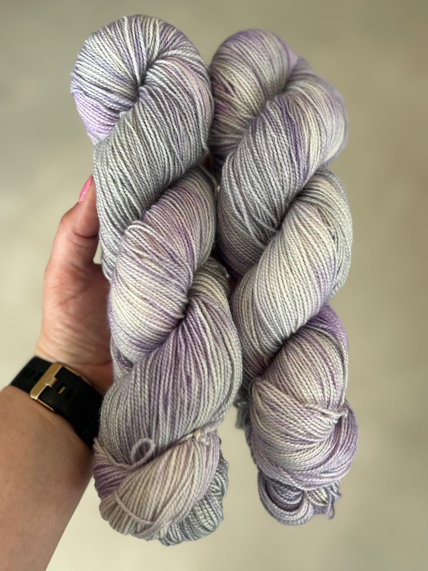 BFL Twist Sock 365m / Whisper - Lavender Smoke